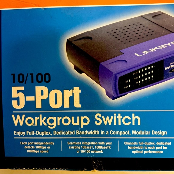 LINKSYS WORKGROUP 5 PORT - Picture 4 of 4